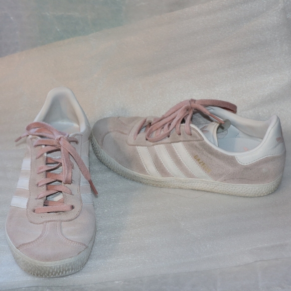 adidas Originals Gazelle Sneakers BY9548 Icey Pink Size 3 Girls - Picture 5 of 9